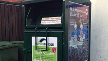 Insamlingscontainer för textiler 